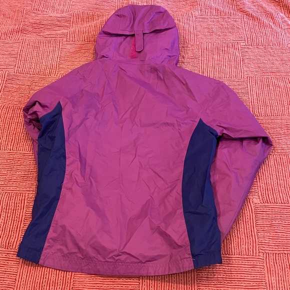 Columbia size 14-16 years teen Pink purple Blue waterproof Raincoat - Picture 10 of 16